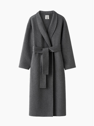 Wrap Coat   Gray
