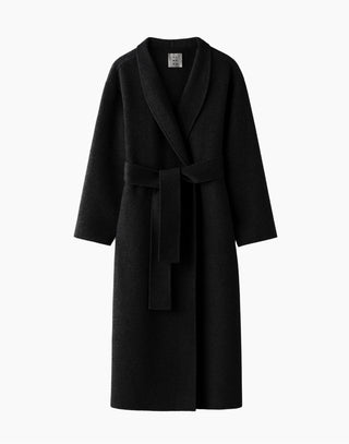 Wrap Coat   Black
